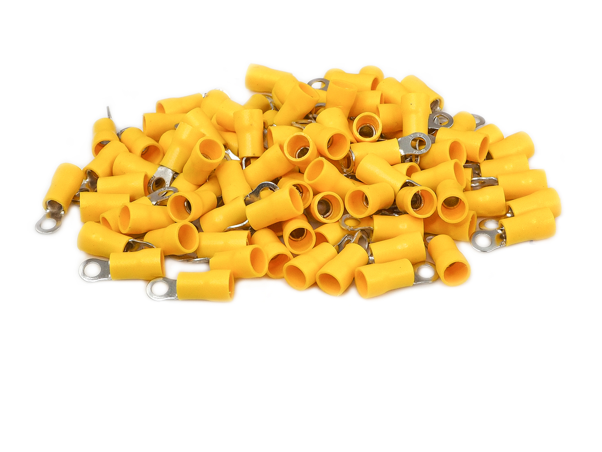 AurA | ATR-6042 | Клемма кольцевая, желтая, 4,2 мм, диаметр кабеля: 4,0 - 6,0 mm, уп. 100шт. | превью 2
