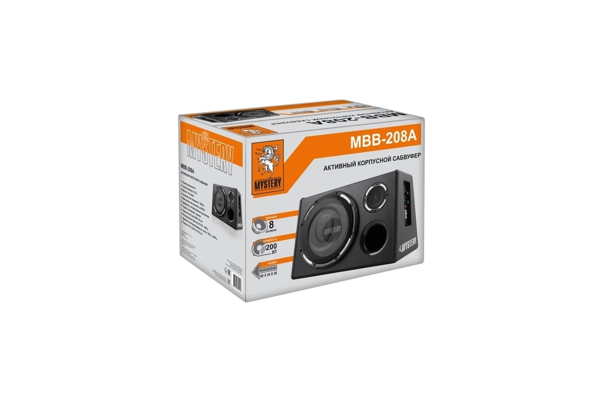 Mystery | MBB-206A | 300W.8" активный.   | 4
