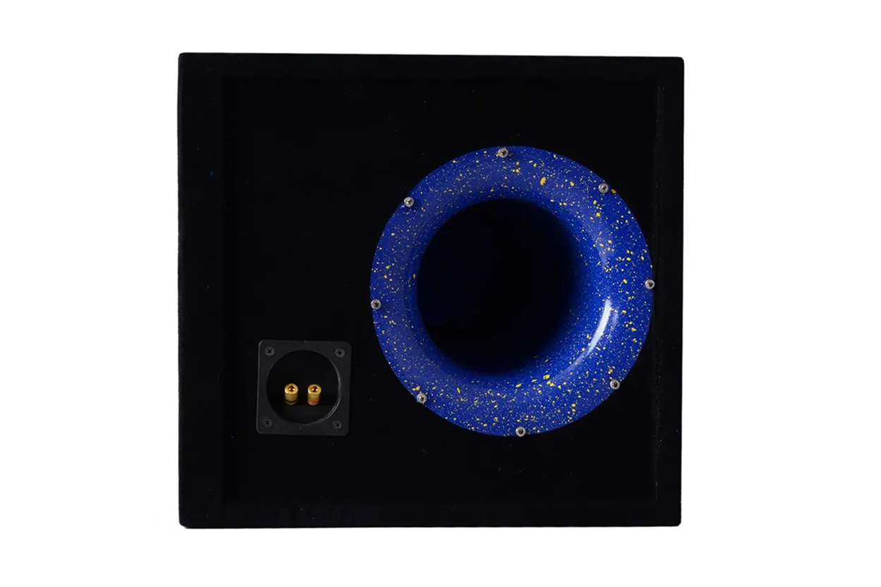 D/S/D | Короб 12" ФАНЕРА  |  Корпус Искра ЖЕЛТАЯ НА СИНЕМ фазоинвертор 160 мм , 65л | превью 3