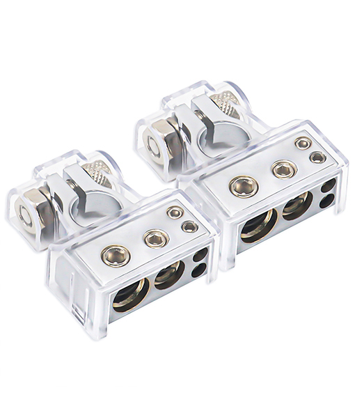 Recoil | RBT | Клеммы аккумуляторные/2x0/2/4 +2x4/8 Ga, в комплекте 2шт. | 1