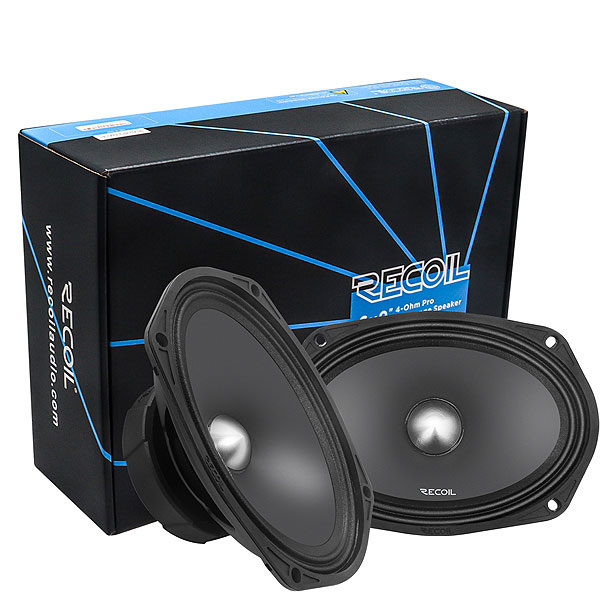 Recoil | MS69-4P | эстрад.акустика, 6x9"(163.5x235.5мм), 4Ом, 95-15000Hz, RMS/Peak - 175W/350W   | 5