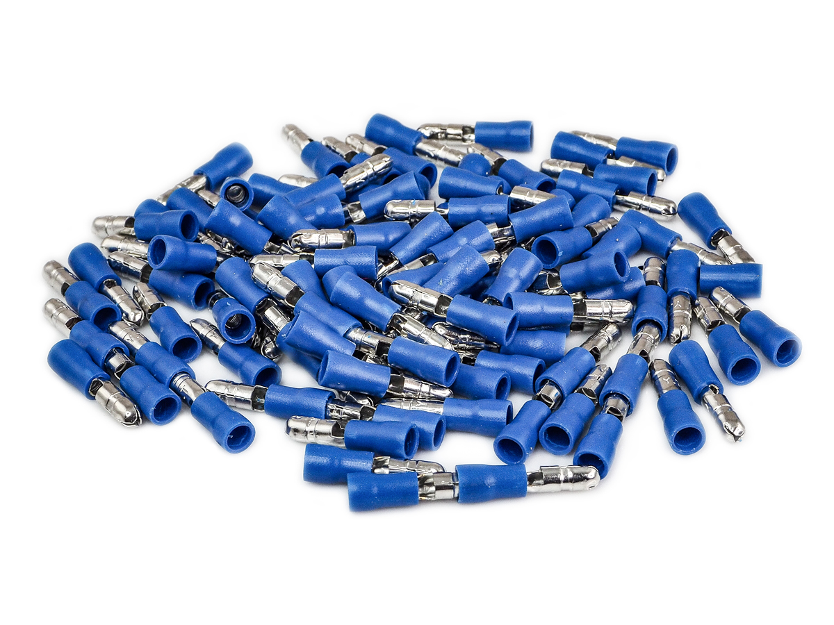 AurA | ATB-0250 | "Папа" центрального замка, синяя, диаметр кабеля: 1,5 - 2,5 mm, уп. 100шт. | превью 2