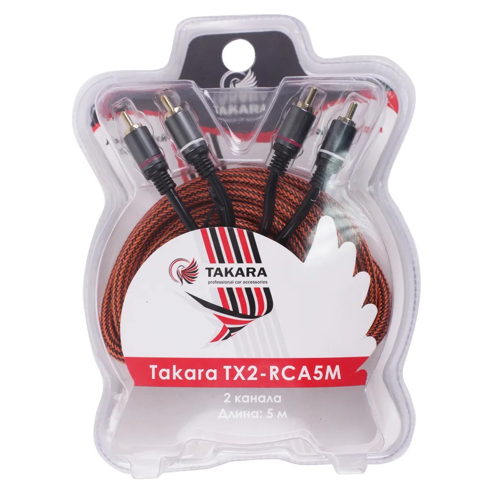 TAKARA | TX2-RCA5M | Линейный кабель| 1