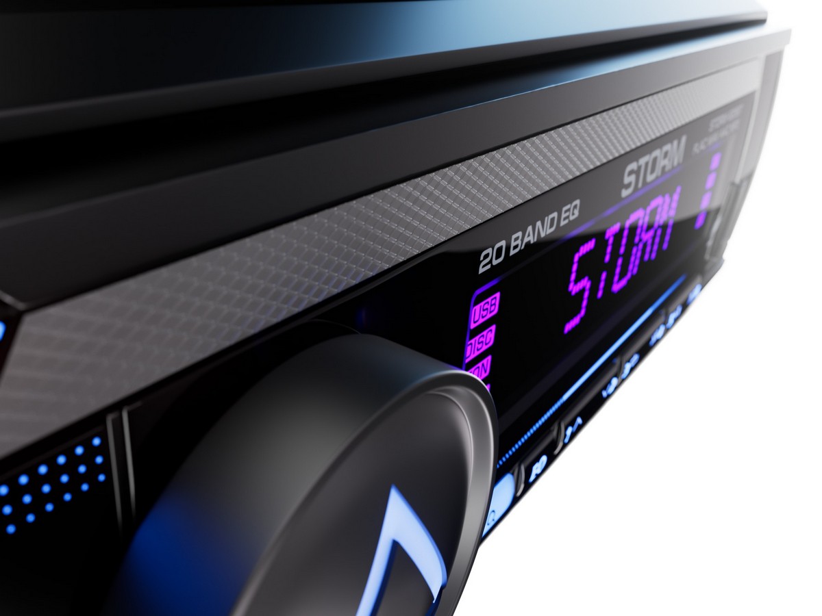 AurA | STORM-525BT | 4х51w, FLAC, USB/BT, 6 RCA (SUB), 20EQ, APP, 2-ZONE RGB, D-SWC, ДУ | 4