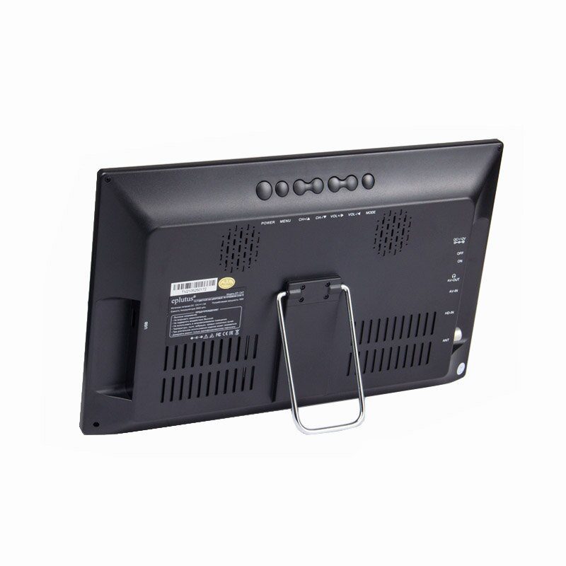Eplutus | EP-134T Black | 13.3" встроенный DVB-T2, USB, внутренний аккумулятор | 2