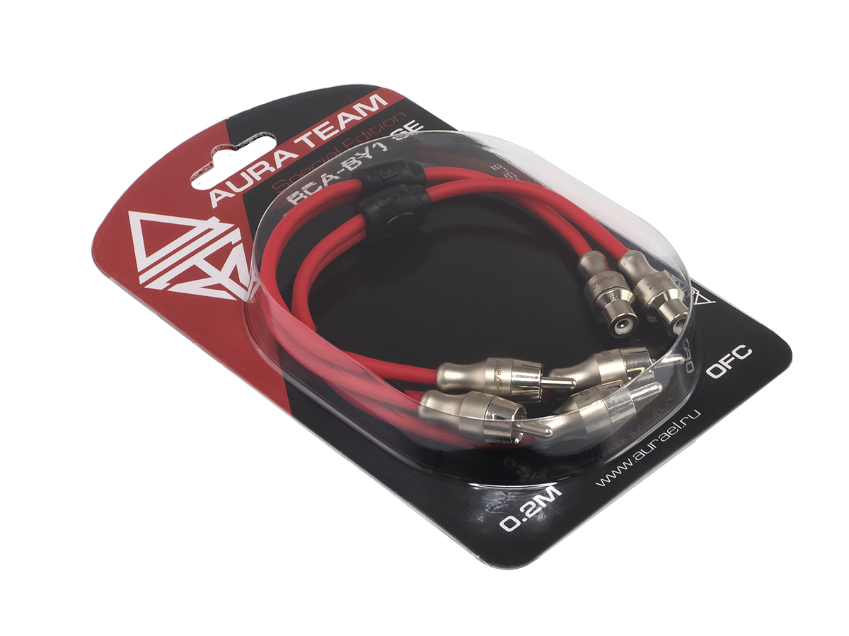 AurA | RCA-BY1 SE  | Y-кабель 0.2 метра, 1 мама/2 папы, 2 ШТ., бескислородная медь (OFC) | превью 2