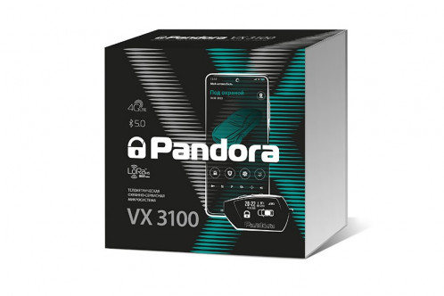 Pandora | VX-3100 v3 | 2хCAN, LIN,4G/LTE/2G GSM-модем,Брелок D027 | 1