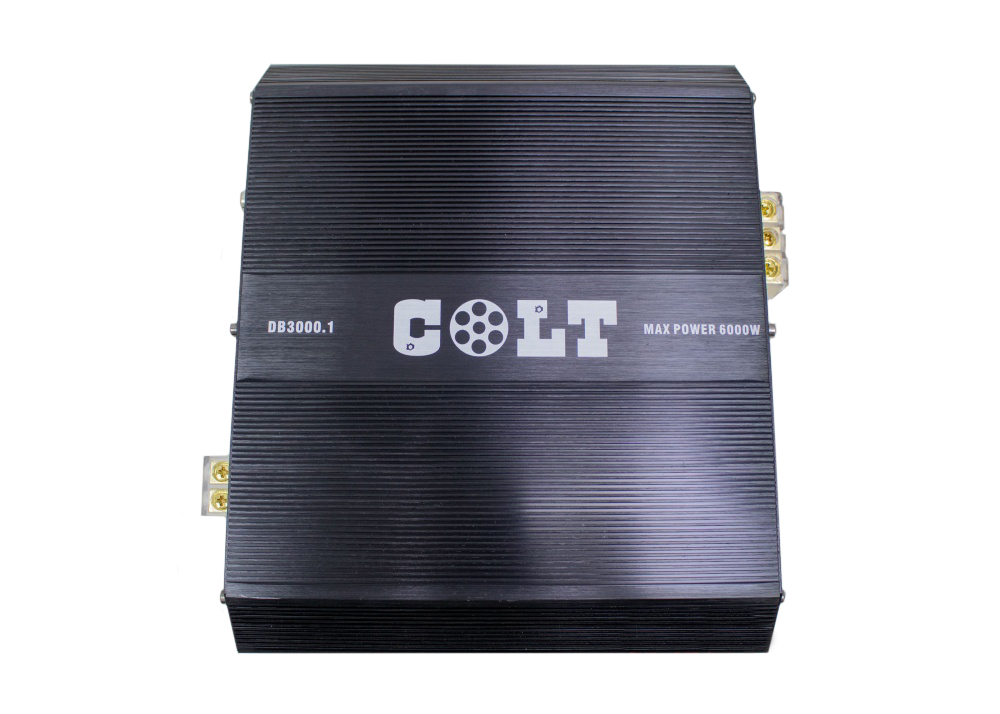 Усилитель COLT DB 3000.1 Широкополосный моноблок RMS 4 Ом 1000 Вт x 1. 2 Ом 1800 Вт x 1. 1 Ом 3000Вт x1