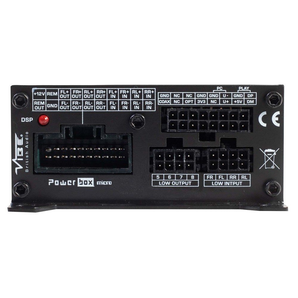 Vibe | POWERBOX65.4-8MDSP-V3 | Суперкомпактный, DSP, 4х65Вт 4Ом, Class D | 3