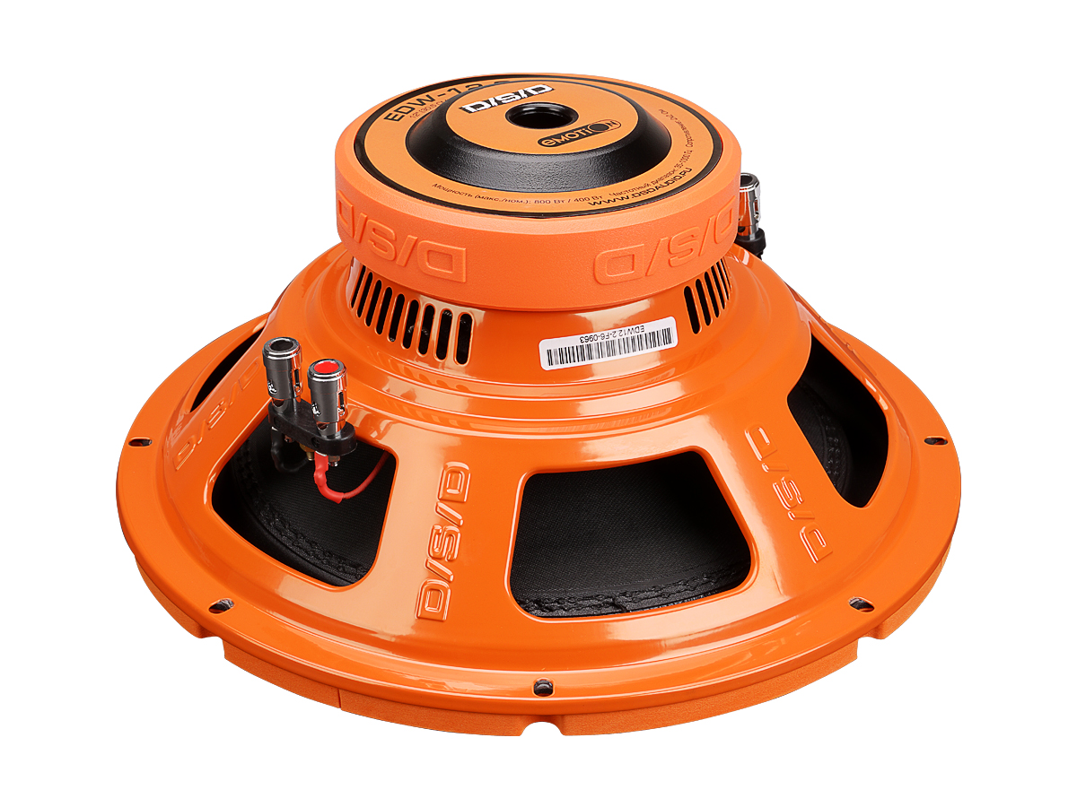 D/S/D | EDW-12.2 | 12" (30,5cm), 2" (2+2 Ом), 400/800w, 40 Oz, 88db | 4