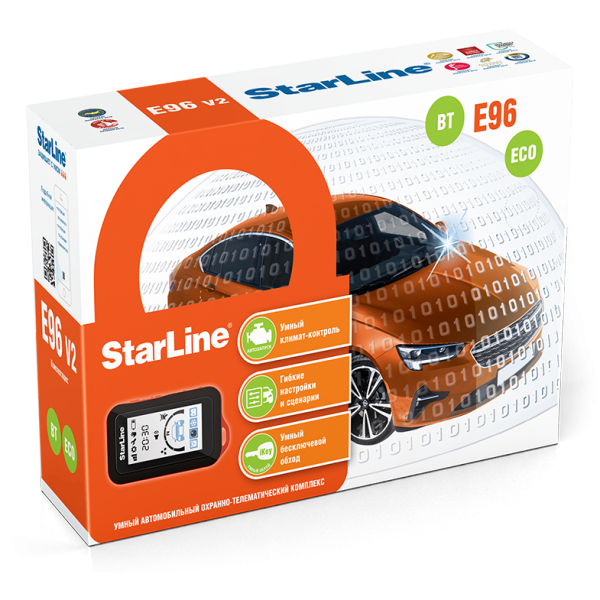 StarLine | E96BT ECO 2CAN+4LIN | Bluetooth Smart -  сирена | превью 1