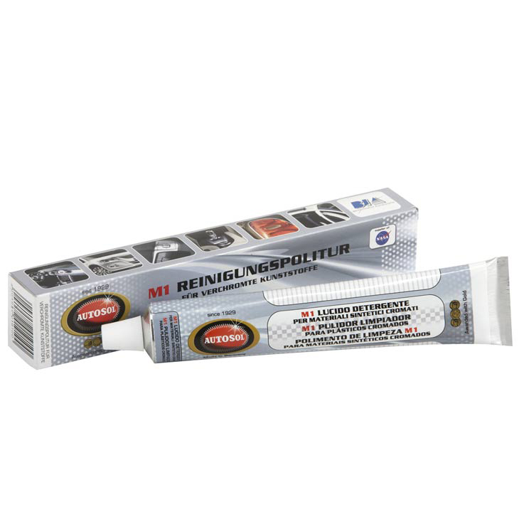 AUTOSOL | M1 | Очищающий полироль для хромированного пластика 75мл| 1