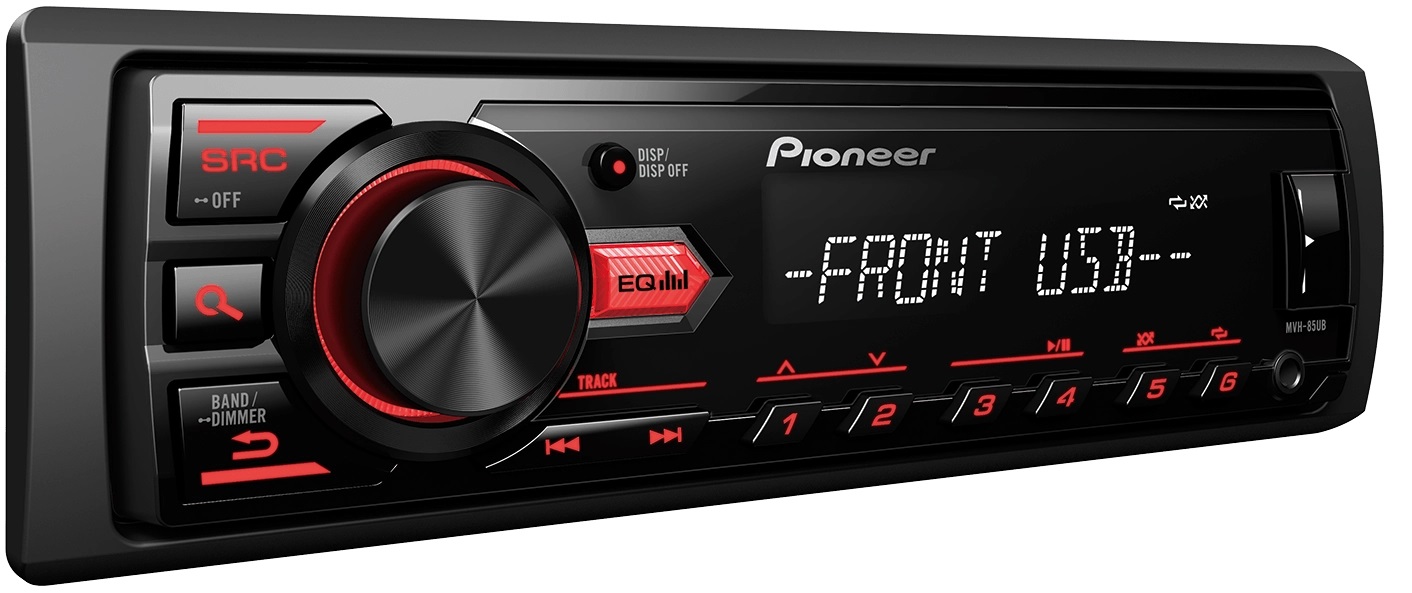 Pioneer | MVH-85UB | 50х4, красн. кн-ки FLAC,USB, AUX,RCA, | превью 2