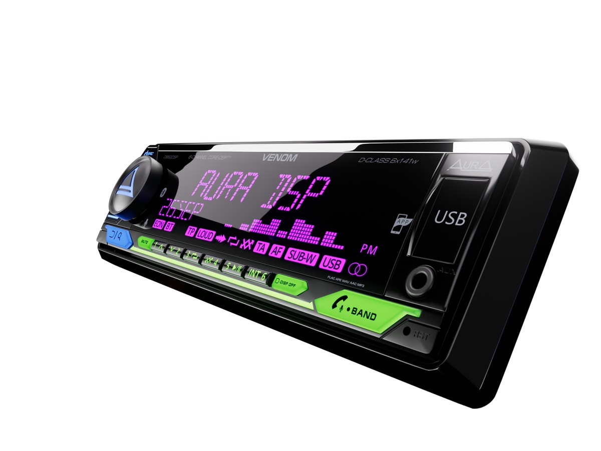 AurA | VENOM-D862DSP | D-CLASS 6х141w, CORE-DSP (8 RCA, 6V), FLAC, BT 5.3, 3-ZONE RGB, D-SWC, ДУ | превью 3