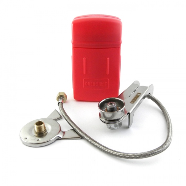 СЛЕДОПЫТ | GSA-02 | Переходник-адаптер горизонтальный тренога+шланг , ( цанг-резьба) превью 3