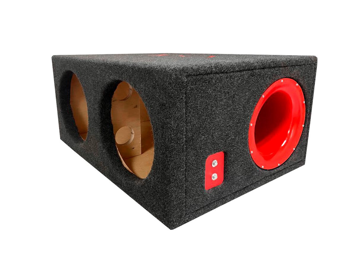 AurA | BOX-2X12-115-T200PW/2 | 2X12" универс. корпус , 115 л., Фанера/карпет двойная стенка | превью 3