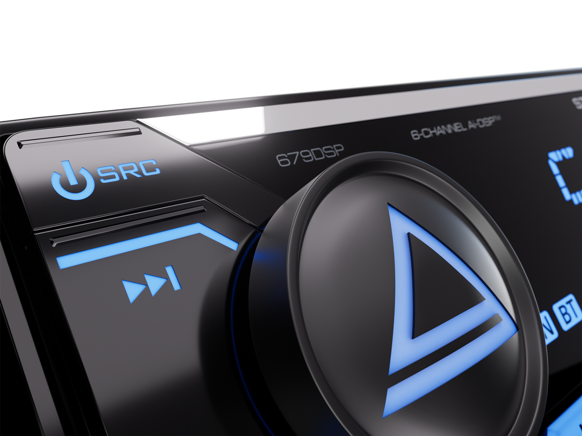 AurA | STORM-679DSP | Ai-DSP (6 RCA, 4V), FLAC 24bit, BT 5.3, БОЛЬШОЙ ДИСПЛЕЙ,APP, RGB, D-SWC, ДУ | 5