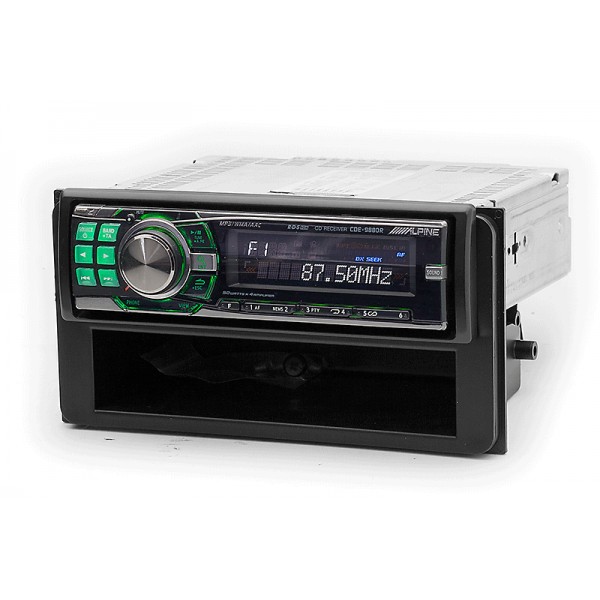 CARAV | 11-420 | Рамка  для магнитолы 1Din  в 2Din (боковые вставки с карманом) | превью 3