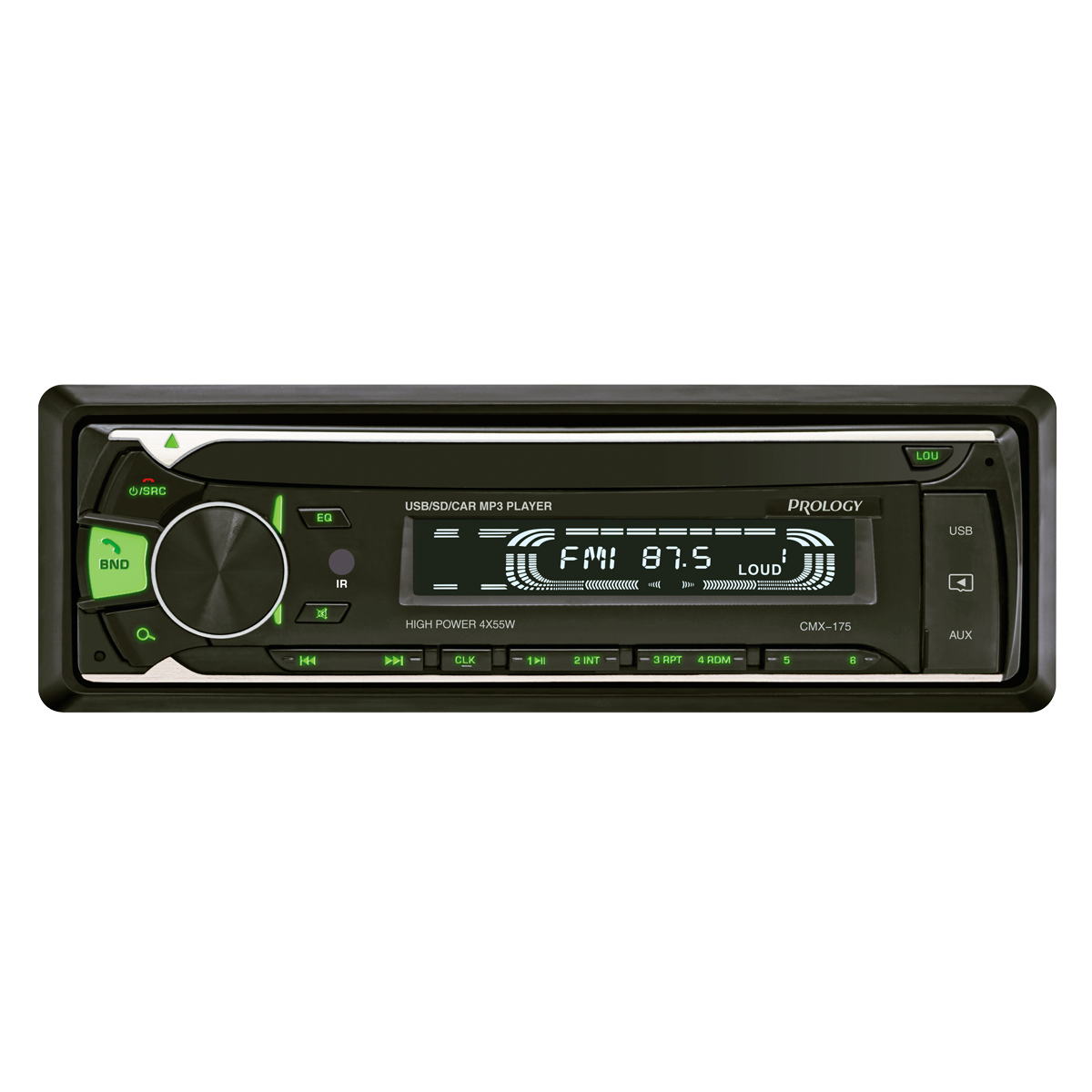 Prology | CMX-175 | 55x4, USB/SD/MP3 Зеленая подсветка. пульт ДУ Bluetooth® | превью 2