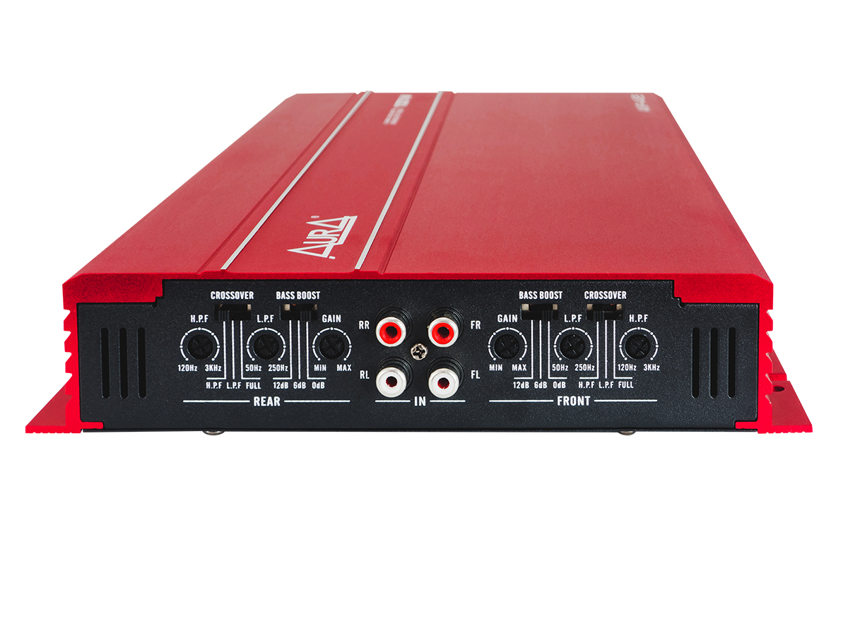 AurA | AMP- A495 | 4x95w (4 Ohm), 4x140w (2 Ohm), 2x240w (4 Ohm), LPF/HPF, 20Hz - 20kHz | превью 3