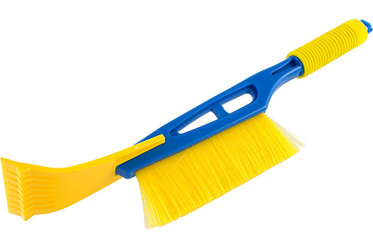 Dollex| SNW-2201 | Щетка сметка со скребком для очистки снега 45см, мягкая ручка| превью 1