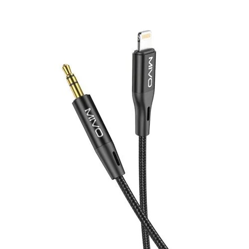 Mivo | MX-A3 | Аудио кабель iPhone Lightning на AUX 3.5mm jack   1,2 м | превью 1