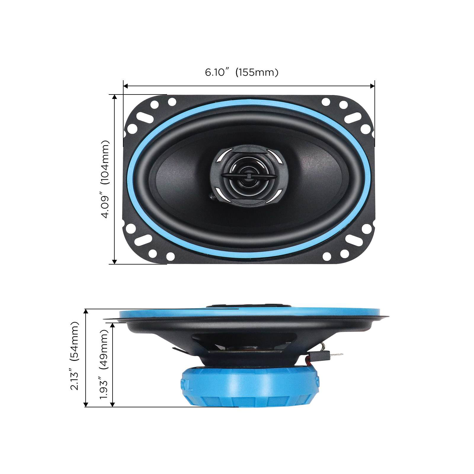 Recoil | RCX46 | 2-х пол. коакс.,  mm ,  Ом, 0 Гц, RMS/Peak - W/W   | 4
