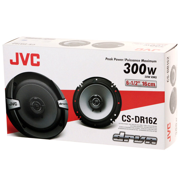 JVC | CS-DR162 | 6.5" (16.5cm), 2-полосные, коаксиальные, 50/300w, | 5