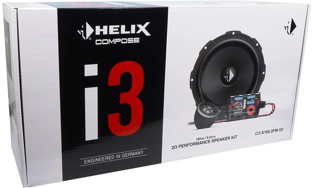 Helix | Ci3 K165.2FM-S2 | 2-х компонентная, нч/сч, 6.5"20мм,100/150Watts, 2Om | 9