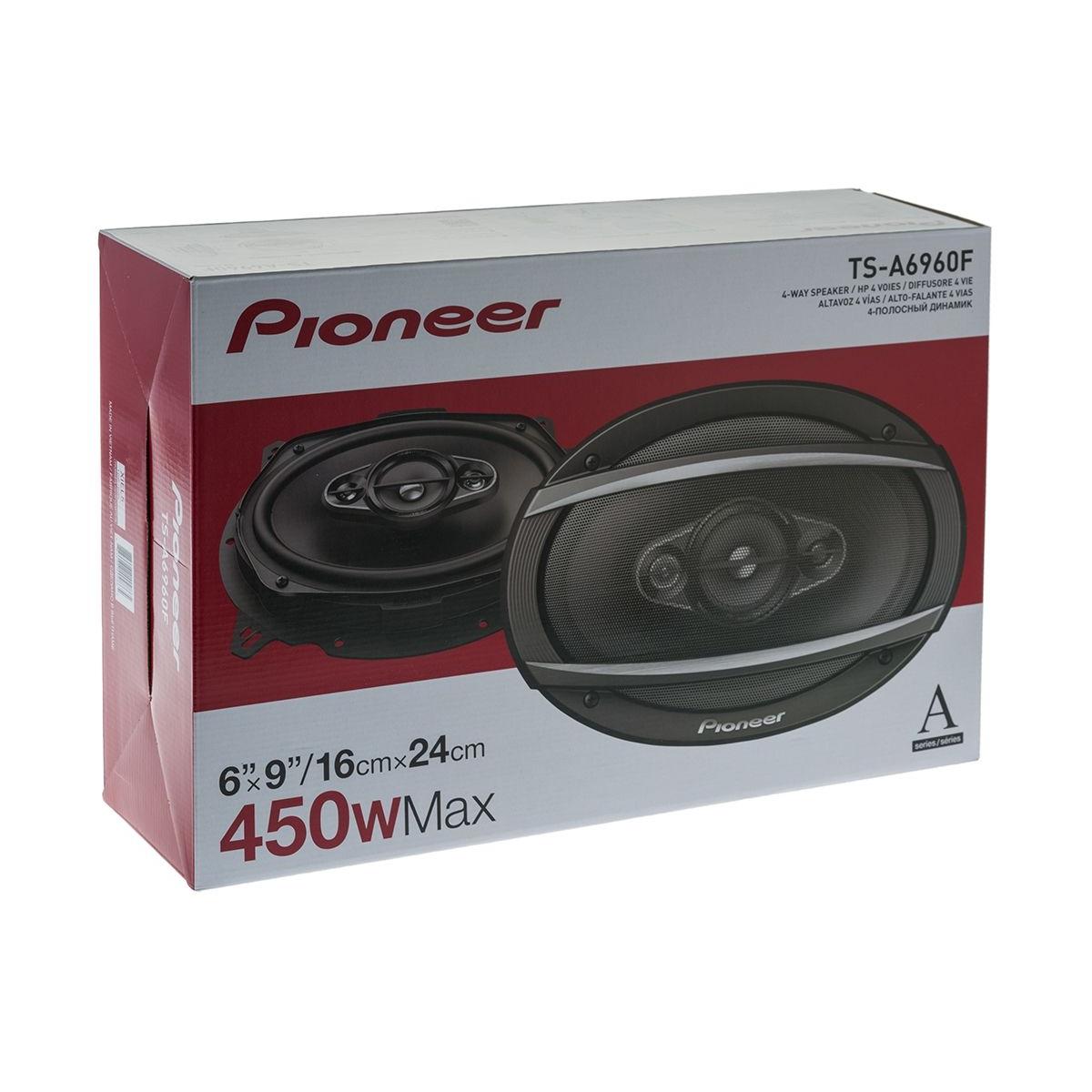 Pioneer | TS-A6960F | 2019г.6x9". 4-х полосн,90/450W, 35-24000Гц, 89дБ монтажные кольца в компл.| 5