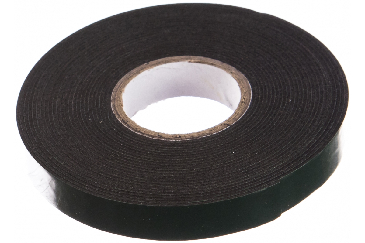 Скотч двусторонний | ET-125 | Dollex лента клейкая двухсторонняя 12мм х 5м зеленая | превью 1