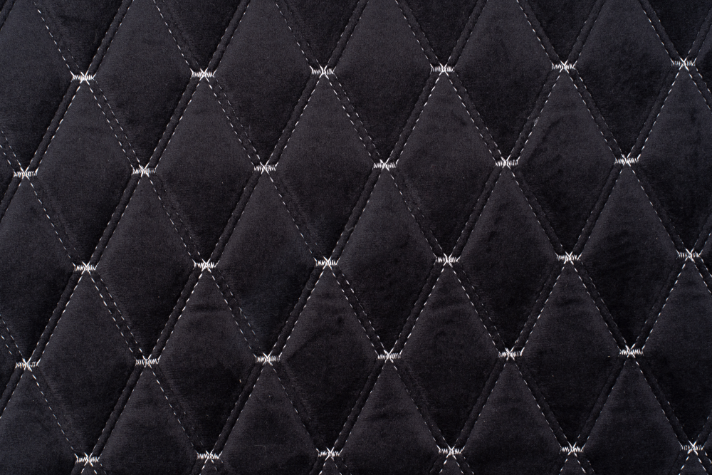 FOR CARS | Накидка на сиденье 2шт. | велюр черно-белая 4 предмета | 2