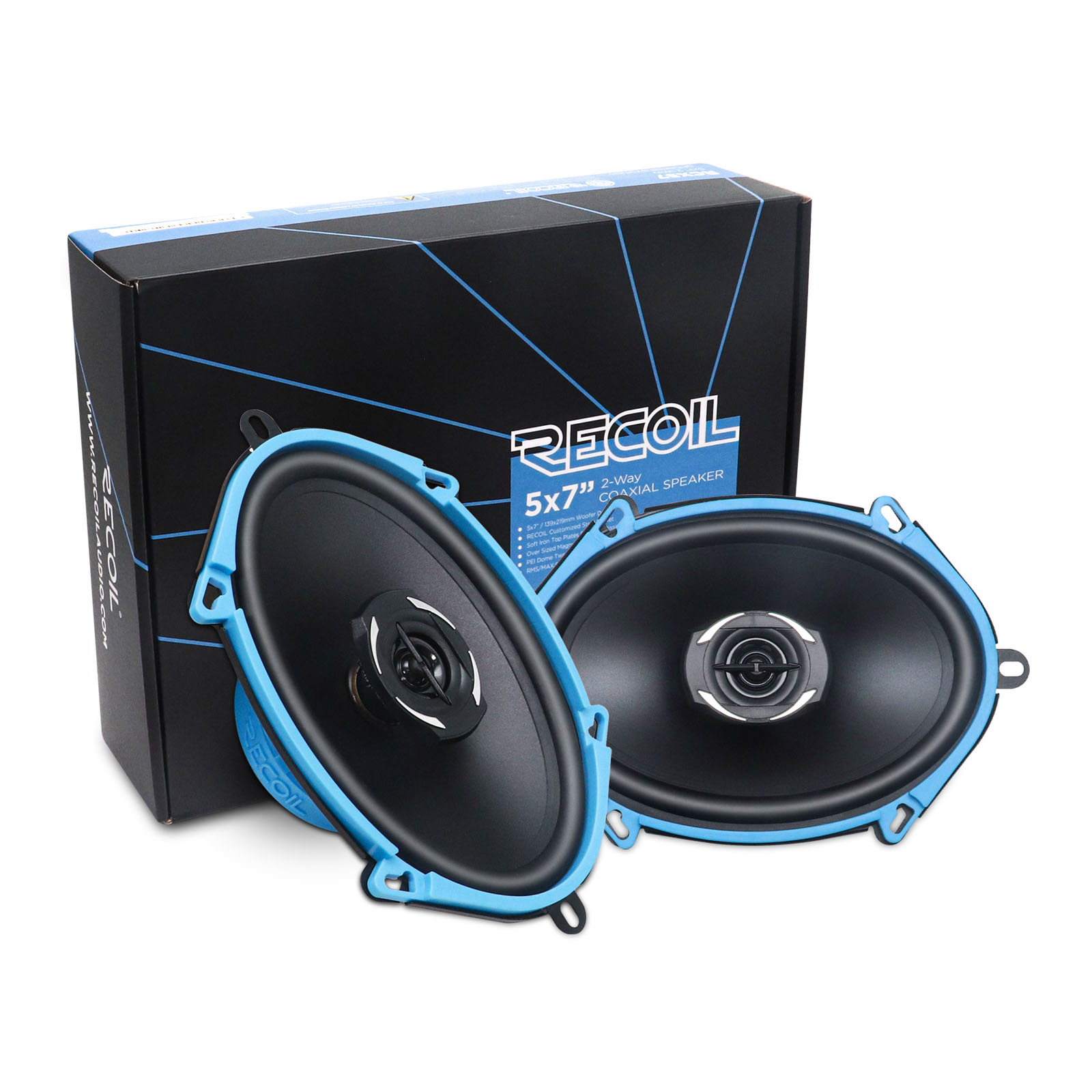 Recoil | RCX57 | 2-х пол. коакс., 5x7" , 3.2 Ом, 95-20000 Гц, RMS/Peak - 50W/100W  | 5