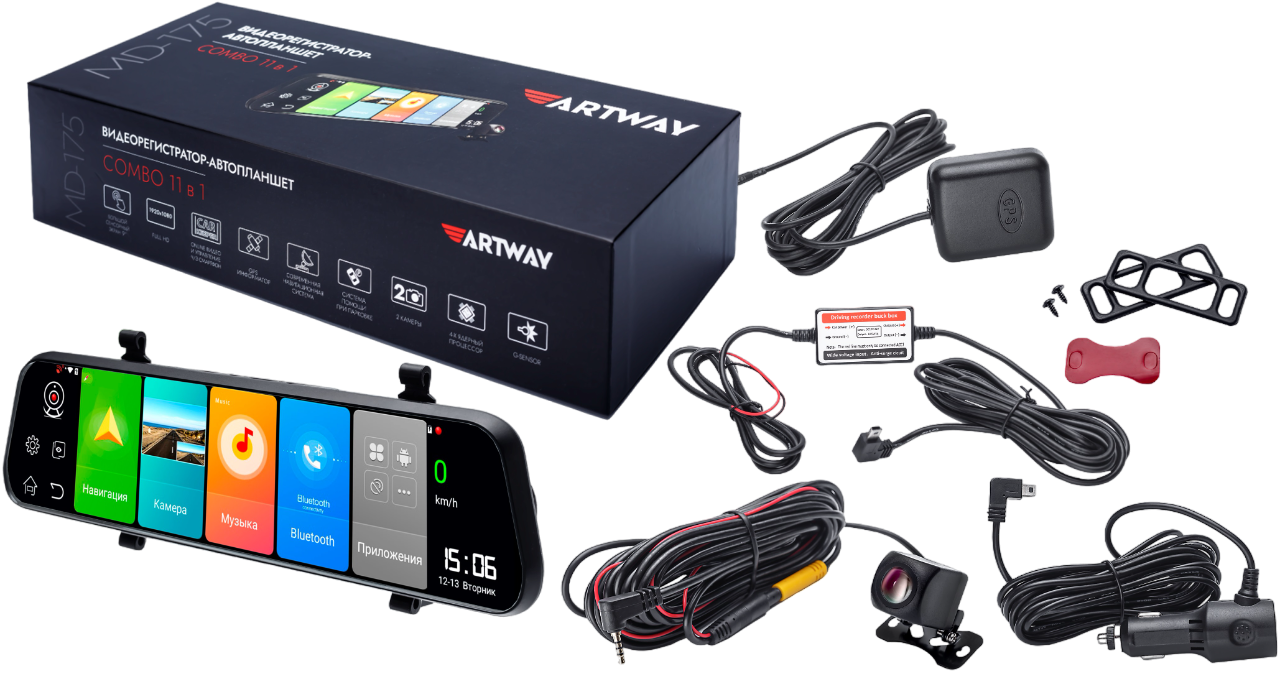 ARTWAY | MD-175 GPS FHD| 11 в 1 | ANDROID 4