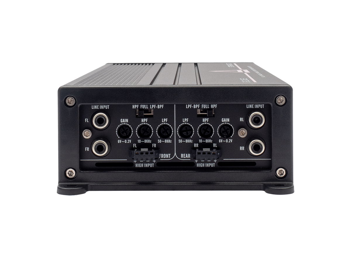 AurA | STORM-D4.200 | 4x200w (4 OHM), 4x350w (2 OHM), 2x700w (4 OHM), LPF/HPF/BPF | 4