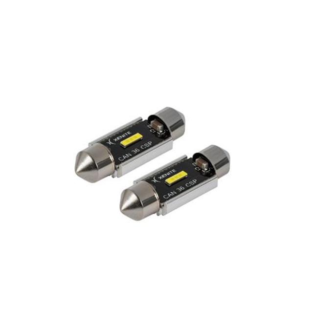 XENITE| T11 С5W CAN36CSP | Диодная лампа 36 мм с ОБМАНКОЙ , 280Lm , 5000K белая уп.2шт | превью 2