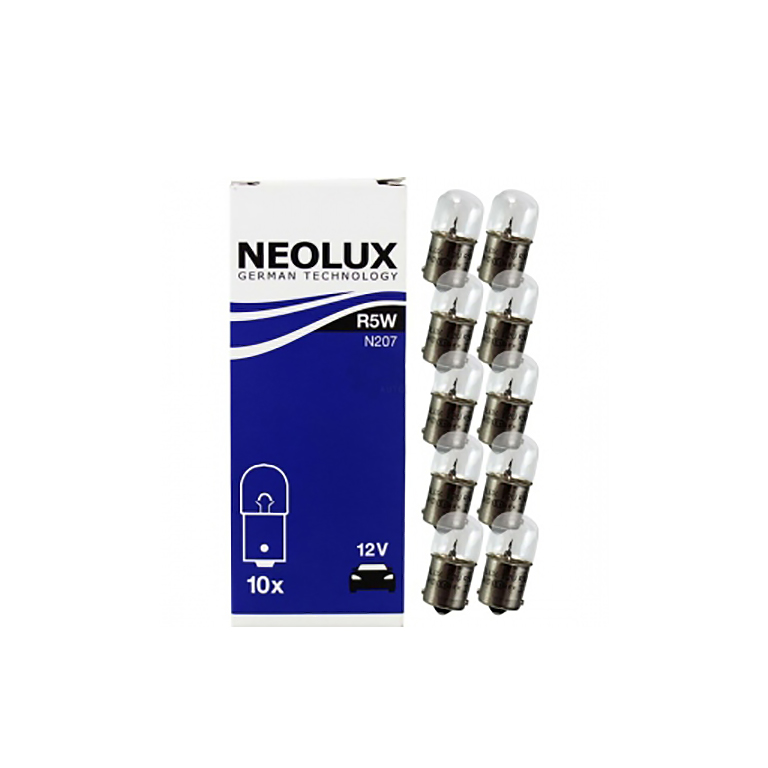 NEOLUX R5W| N207   | Лампа R5W  5W 12V BA15S 1уп. 10шт. | превью 3