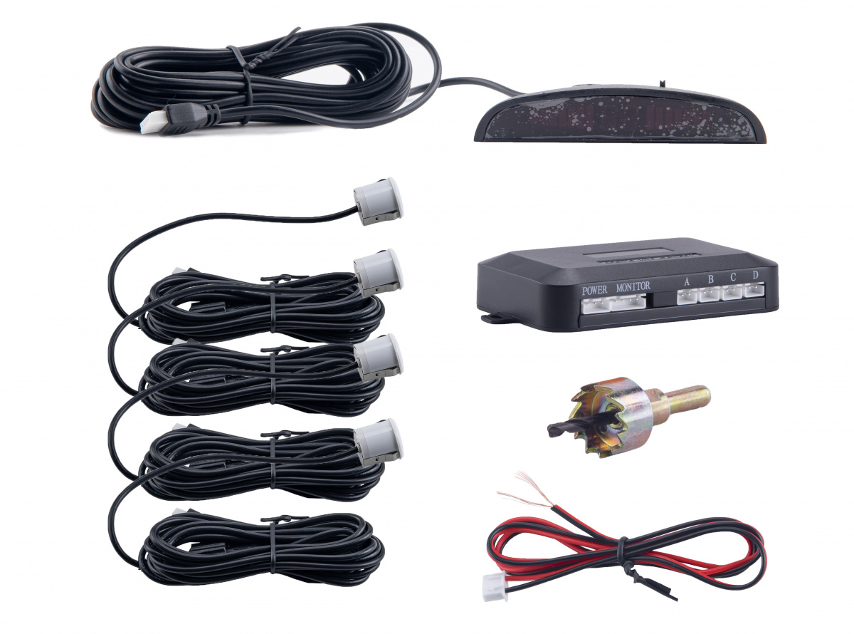 Swat | PT-124W | К-т датчиков парковки, 4 датчика, White, 18.5mm | превью 2