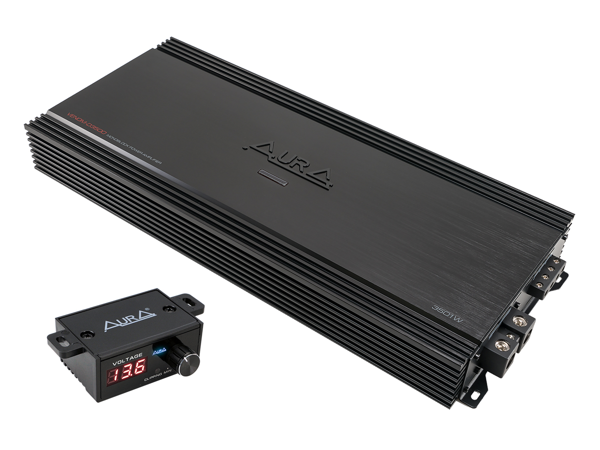 AurA | VENOM-D3500 | 1200w (4 Ohm), 1x2300w (2 Ohm), 1x3500w (1 Ohm), 20Hz - 250Hz, ДУ | превью 1
