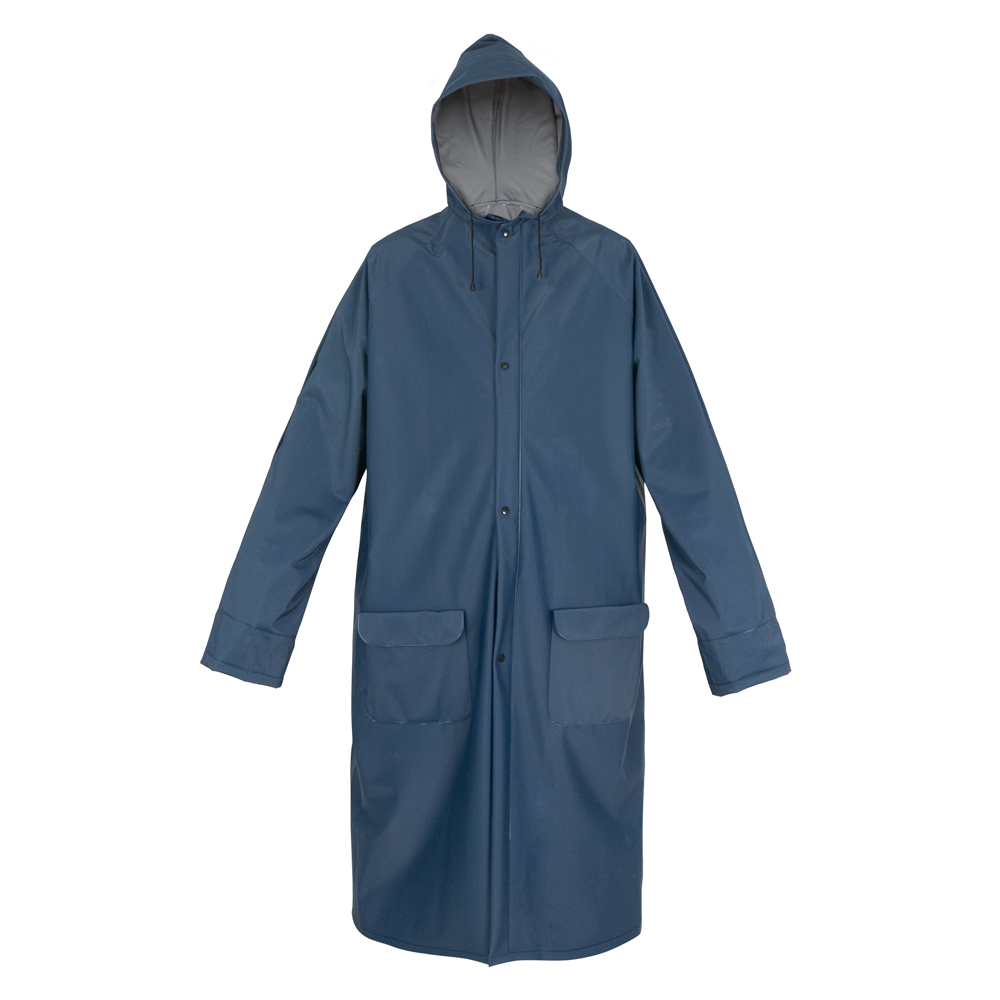Komfi | EXT124R | Дождевик двухслойный EXTREME, ПВХ на молнии, синий+серебро 1