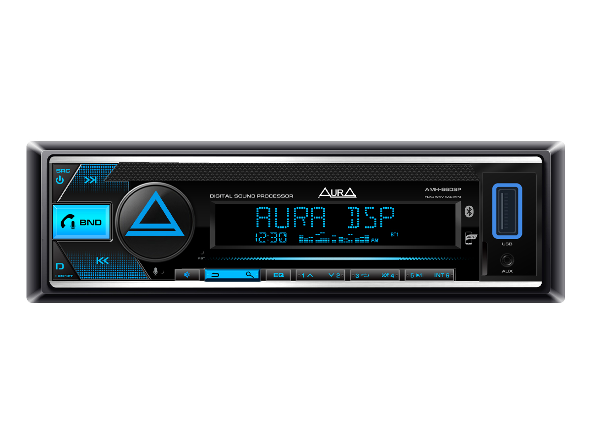 AurA | AMH-66DSP (2021) | ДЕКА, ПРОЦЕССОР, FLAC, USB/BT, 3 RCA, APP, RGB, SWC | превью 2