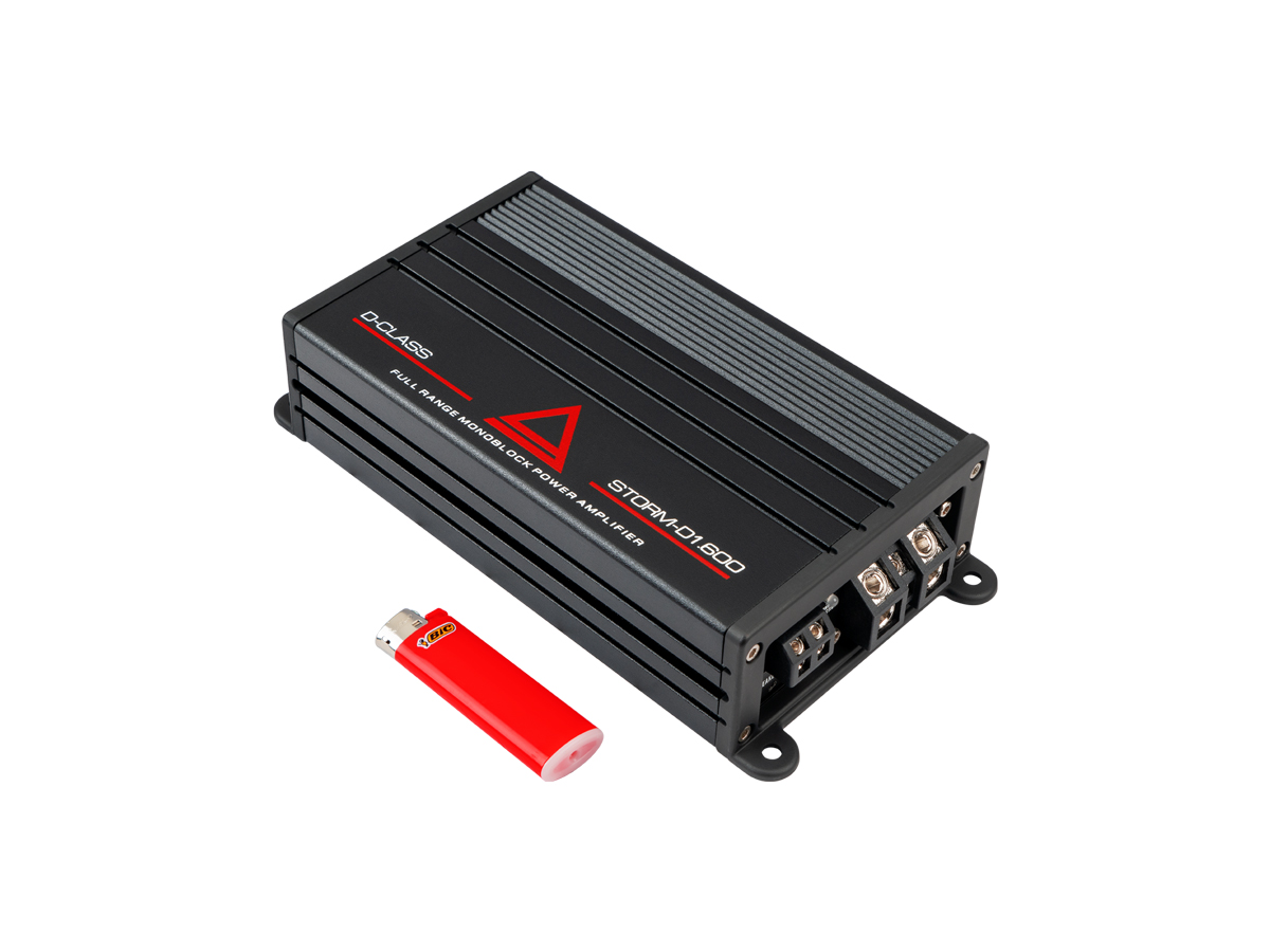 AurA | STORM-D1.600  | ШИРОКОПОЛОСНЫЙ, 1x600w (1Ohm), BAND-PASS фильтр, ДУ, компактный | превью 2