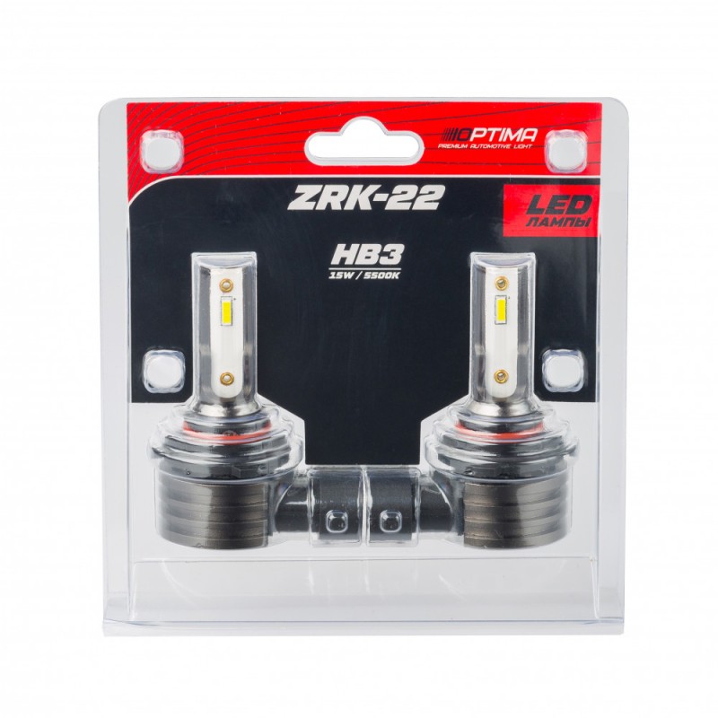 OPTIMA | Z-HB3 | HB3 ZRK-22 5500K ОЧЕНЬ КОМПАКТНЫЕ , 12V комп. 2 шт. | 3