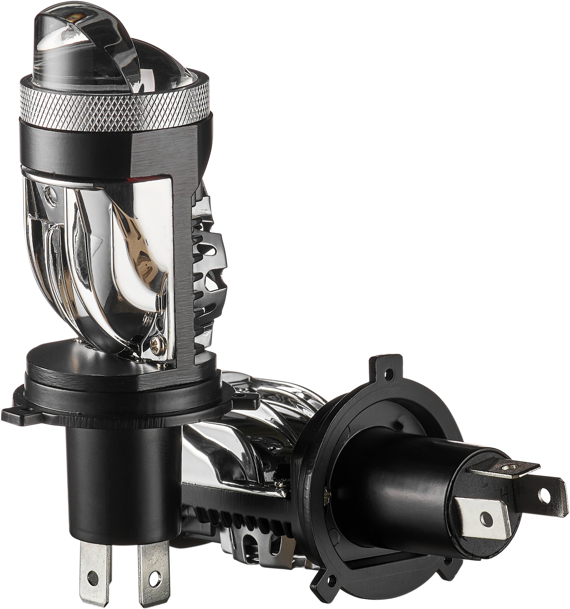 Clearlight | Линза Bi-LED H4 KBM CL mini 6-K2I вентилятор 2 шт | Ближний 6000 LM,Дальний 8000 LM | 1