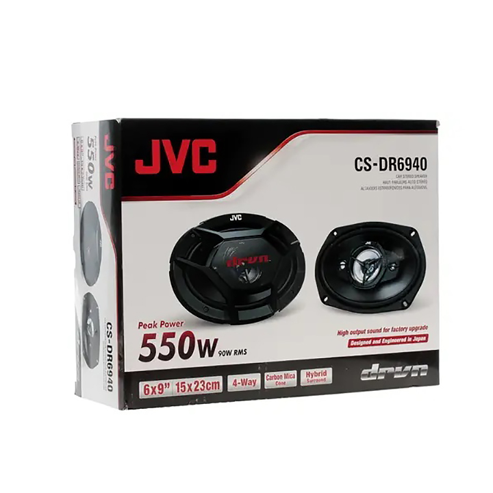 JVC | CS-DR6940 | 6x9", 4-х полосные, коаксиальные, 90/550w, 56-21 kHz, 86 db, 79mm | 5