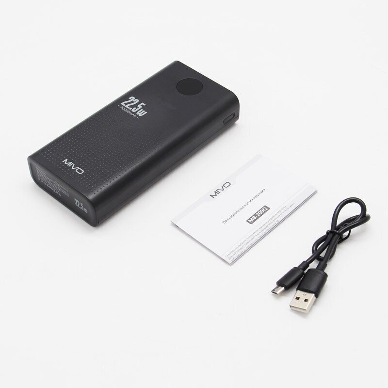 Mivo | MB-209Q | Power Bank 20000 мА⋅ч  для зарядки   телефонов, смартфонов, | превью 3