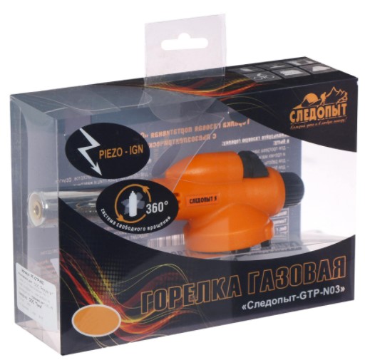 СЛЕДОПЫТ | GTP-N03 | Горелка порт. , пьезо (цанг)| превью 3