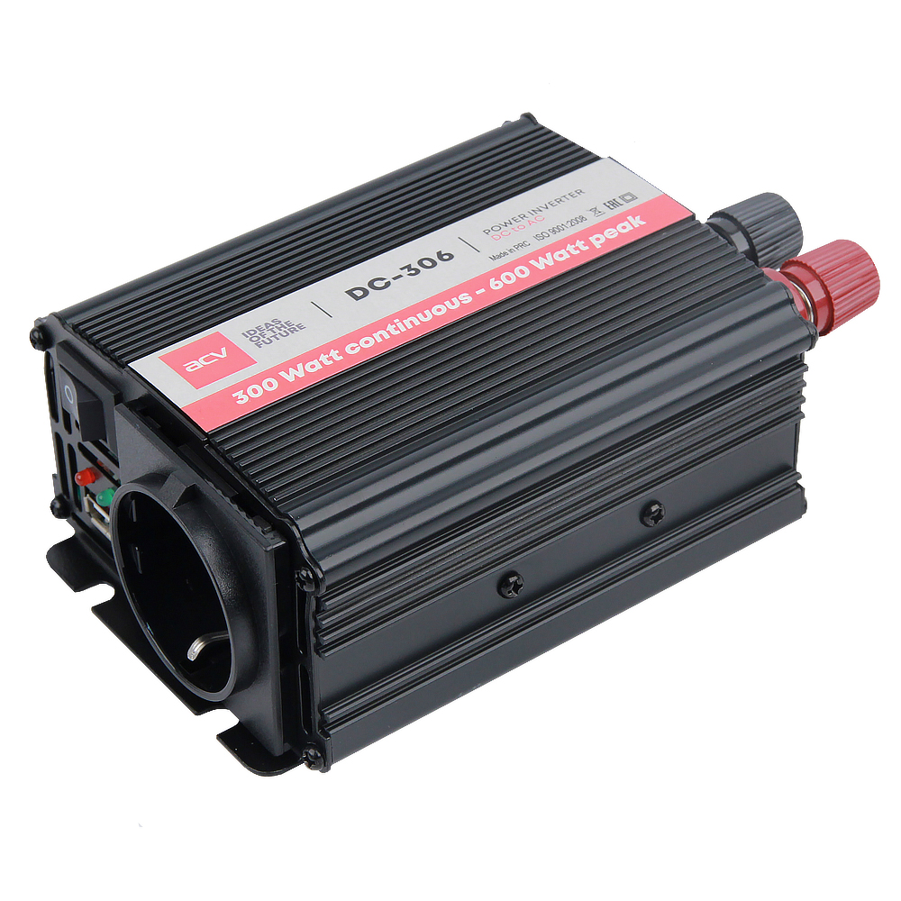 ACV | DC-306 | 300Вт /12В->220/USB-зарядка | 1