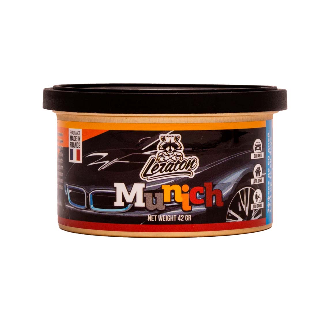 LERATON | Munich | Ароматизатор для автомобиля в банке (New Car/Новая машина) | превью 1