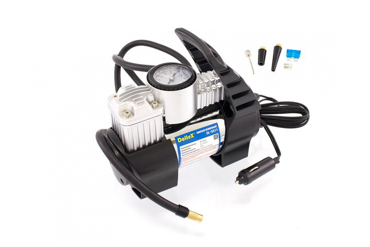 DolleX | DL-5011| Компрессор 12V, 14 A, 10 Атм, 40 л/мин, предохр-ль, сумка| превью 1